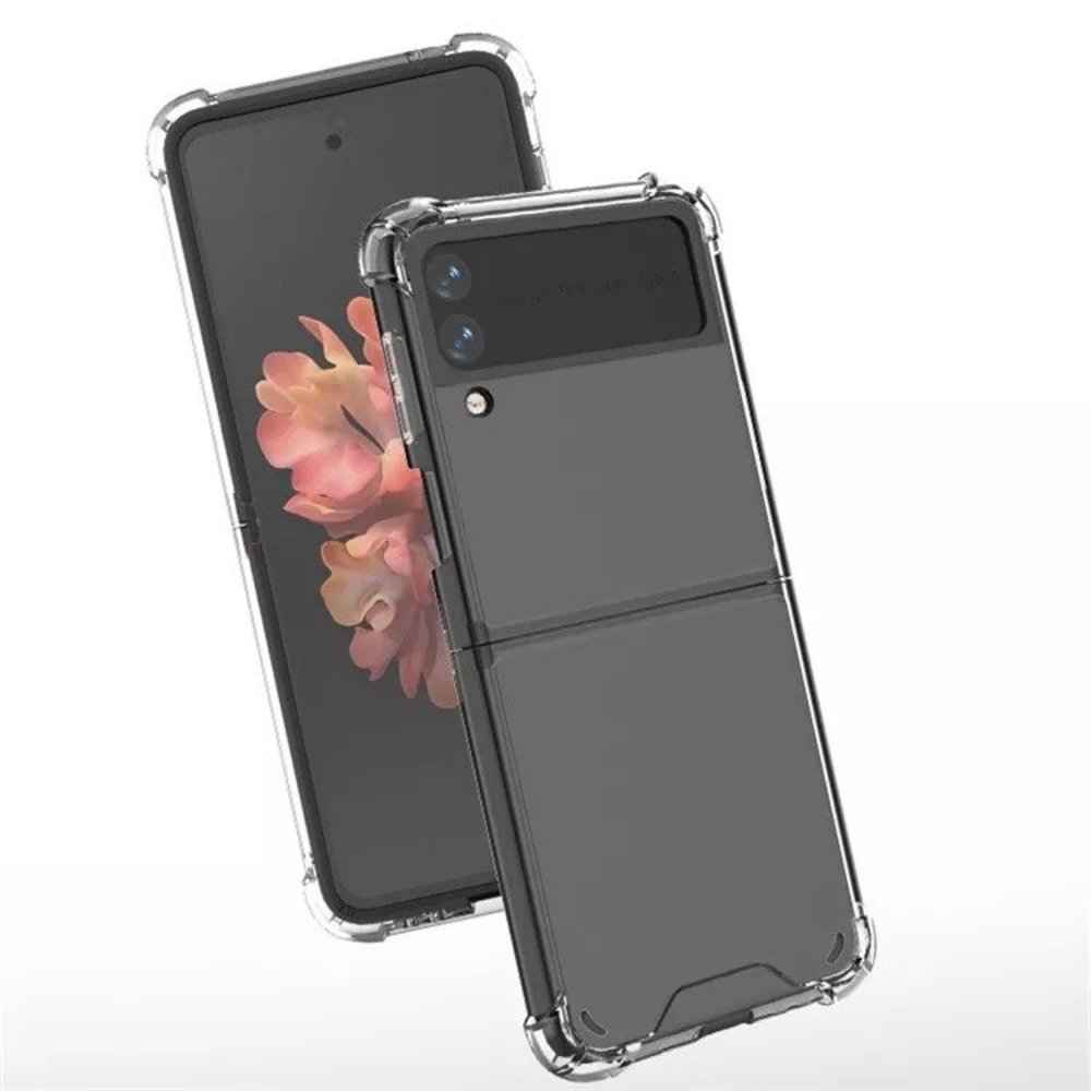 Case-Mate Funda para Samsung Galaxy Z Flip 4, transparente de 6.7 pulgadas,  con protección contra caídas de 15 pies y carga inalámbrica, funda Tough