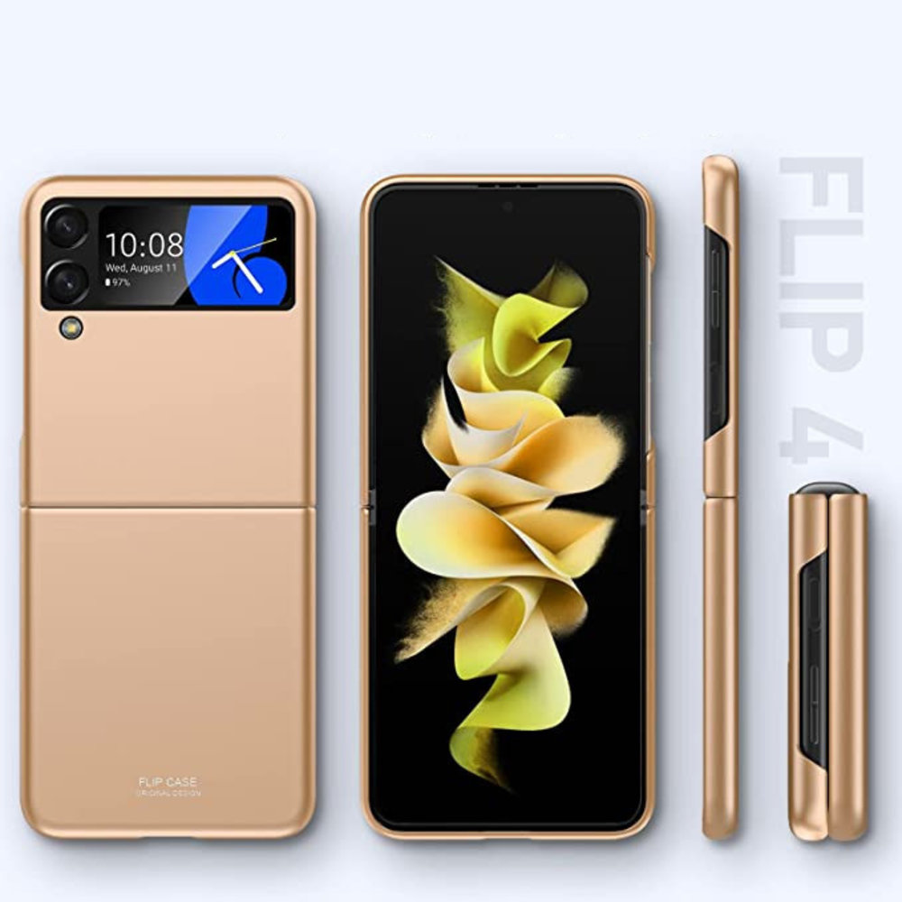 Funda ultrafina Samsung Galaxy Z Flip 4 (oro rosa) - Funda-movil.es