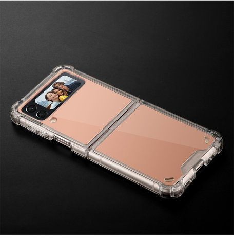 Aumentar Tomar un riesgo Aclarar Funda con espejo Samsung Galaxy Z Flip 4 (oro rosa) - Funda-movil.es