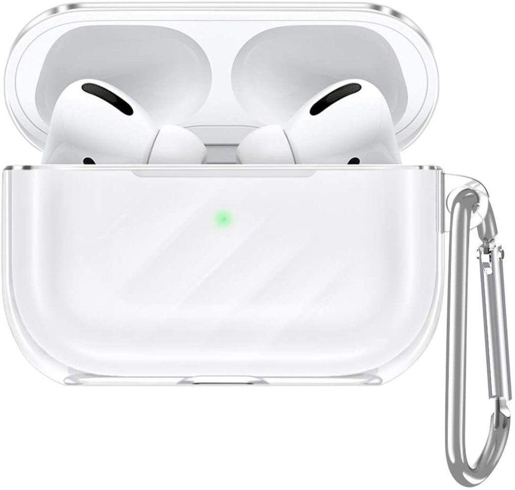 Funda Airpods Pro transparente silicón ⚪, Mejor Precio