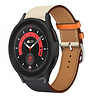 Strap-it Strap-it Correa cuero Samsung Galaxy Watch 5 Pro (blanco/azul oscuro) Strap-it Strap-it Correa cuero Samsung Galaxy Watch 5 Pro (blanco/azul oscuro)