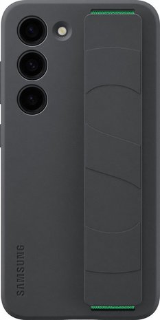 Funda de agarre de silicona original para Samsung Galaxy S23 (negro) - Funda -movil.es