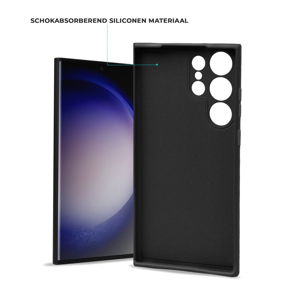 Carcasa Para Galaxy S23 Ultra Silicona Acabado Mate Con Cinta Original  Negro con Ofertas en Carrefour