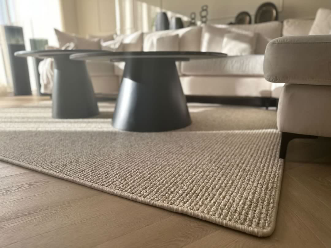 Japandi Stijl Berber Wol Look Vloerkleed Tapijt Creme - Manzilon ...