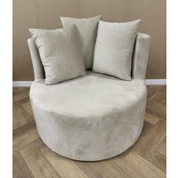 Loveseat Velvet Beige