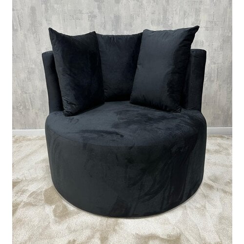 Loveseat Velvet Zwart