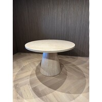 Eettafel Travertin Look Rond 120cm