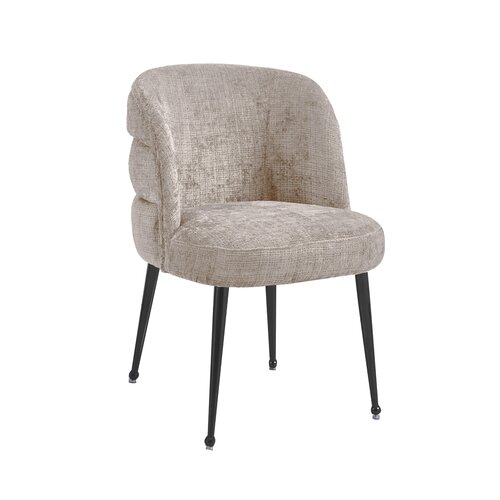 Eetkamerstoel Bella Beige Zwart Patroon Eetkamerstoel Bella Beige Zwart Patroon