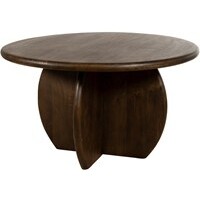 Eettafel 130 rond, Mango Walnut - Belly Table Collection
