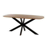 Eettafel deens ovaal 160, Mango Smooth Natural - Akagi Table Collection