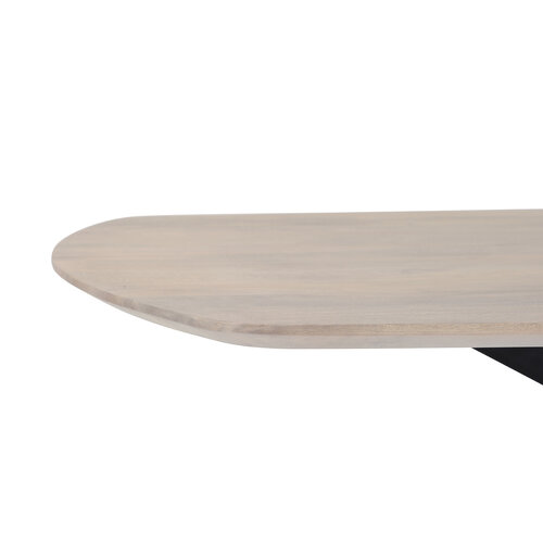 Eettafel deens ovaal 230, Mango Ashblond - Akagi Table Collection