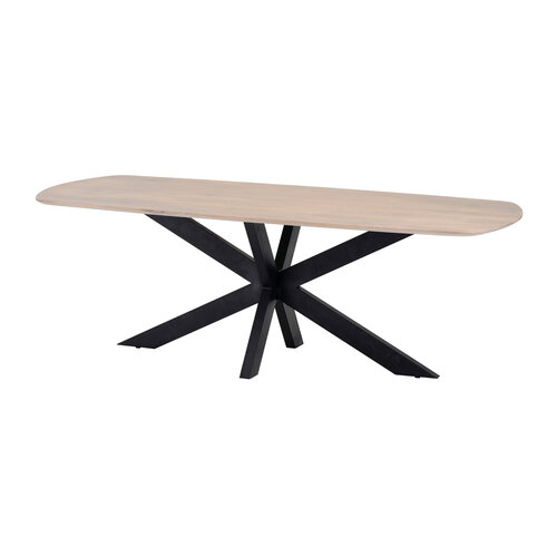 Eettafel deens ovaal 230, Mango Ashblond - Akagi Table Collection
