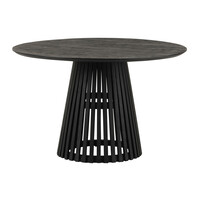 Eettafel 120 rond, Acacia Black - Burundi Table Collection