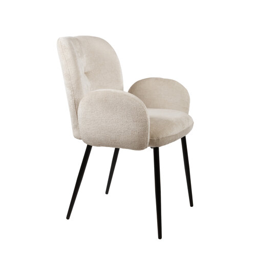 Bobby Eetkamerstoel  - Ivory - Unique Collection