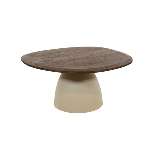 Salontafel organisch 86, Malaga Brown - Cornetto Collection