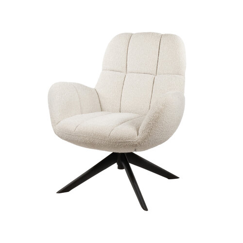 Elvis Draaistoel 360 - Monet Pearl - Unique Collection