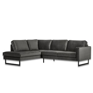 Hoekbank Oliver Grijs 248x197x84
