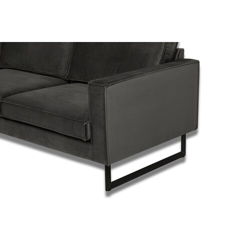 Hoekbank Oliver Grijs 248x197x84