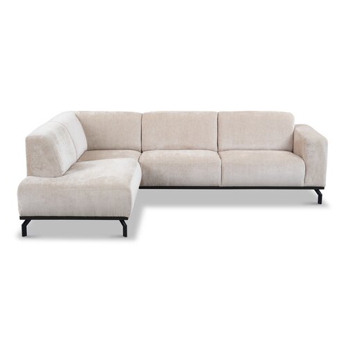 Hoekbank Philip Beige 256x188x77