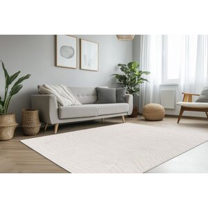 Japandi Vloerkleed White Stripe