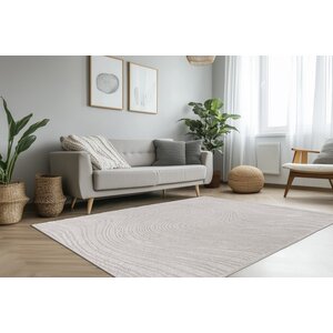 Japandi Vloerkleed  Light Grey Stripe