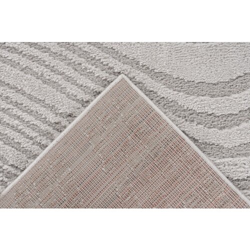 Japandi Vloerkleed Light Grey Stripe 200x290