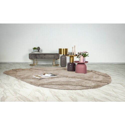 JJapandi Vloerkleed Organisch Full Taupe 160x230