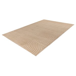 Japandi Vloerkleed Zand Curve