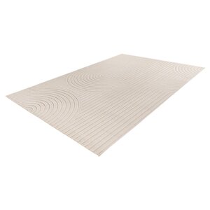 Japandi Vloerkleed White Curve