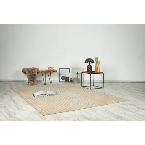 Japandi Vloerkleed Zand Curve 200x290 Japandi Vloerkleed Zand Curve 200x290