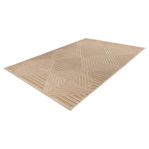 Japandi Vloerkleed Zand Diamond