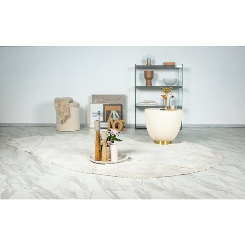 Japandi Vloerkleed Organisch White 200x290
