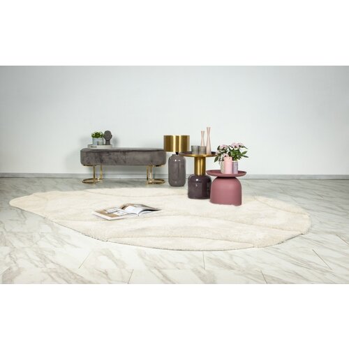 Japandi Vloerkleed Organisch Full White 200x290