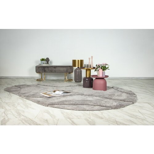 Japandi Vloerkleed Organisch Full Grey 200x290