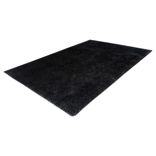 Velvet Vloerkleed Zwart Hoogpolig 200x290