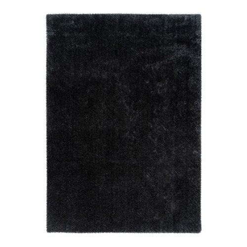 Velvet Vloerkleed Zwart Hoogpolig 200x290