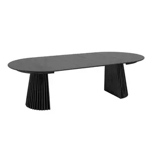 Arte Eettafel Black Ovaal/Rond