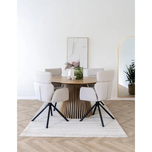 Arte Eettafel Light Brown Rond 120