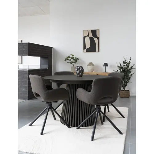 Arte Eettafel Black Rond 120