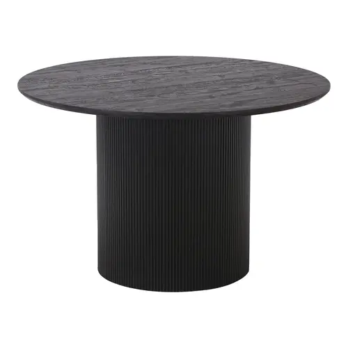 Arte Eettafel Black Rond Stripes 120