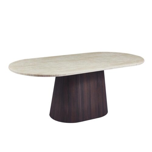 Eettafel Kimberly Travertin 210