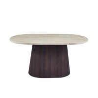 Eettafel Kimberly Travertin 160