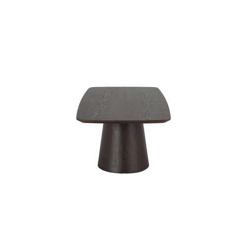 Salontafel Deens Ovaal Walnoot 130