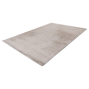 Fluffy Japandi Vloerkleed Taupe Rainbow