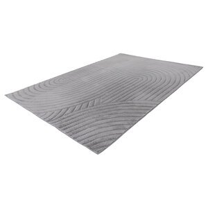 Fluffy Japandi Vloerkleed Grey Rainbow