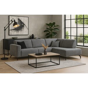 Hoekbank Celesta Platinum 256x188x82