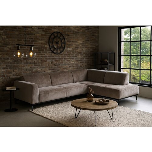 Hoekbank Livia Antelope 256x188x77