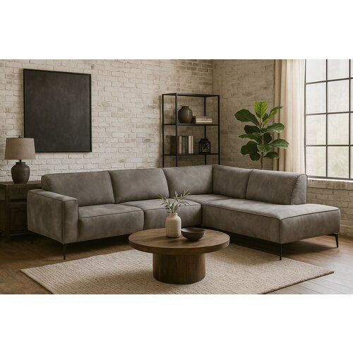 Hoekbank Zenova Grijs 270x209x77