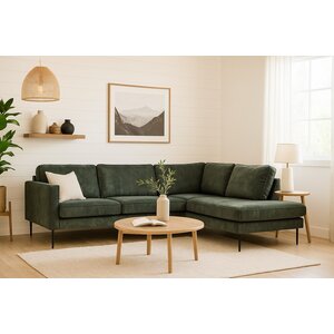 Hoekbank Elore Groen 247x195x84
