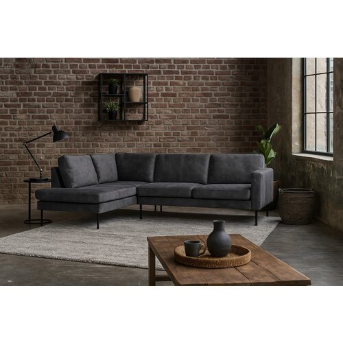 Hoekbank Elore Antraciet 247x195x84